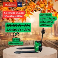 Kép 1/9 - HC CBD15-JH elektromos raklapszállító