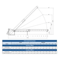 Kép 2/2 - Szögben állítható, 2.5T teherbírású teleszkópos rakodó