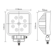 Kép 2/6 - LED TARGONCA FÉNYSZÓRÓ 10-80V