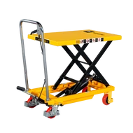 Kép 5/5 - STAXX kézi működtetésű, összecsukható mobil emelőasztal, 150 kg teherbírással