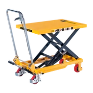 Kép 2/4 - STAXX kézi működtetésű, összecsukható, mobil emelőasztal, 500 kg teherbírással