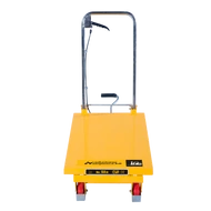 Kép 4/4 - STAXX kézi működtetésű, összecsukható, mobil emelőasztal, 500 kg teherbírással