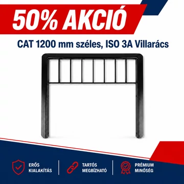 CAT 1200 mm széles, ISO 3A Villarács