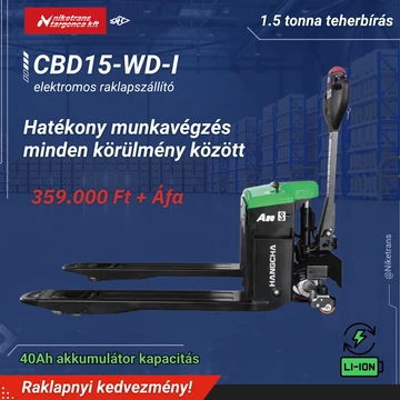 HC CBD15-WD-I elektromos raklapemelő