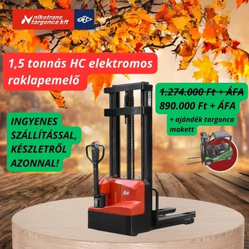 Hangcha CDD15-A2MC2-SZ/2500 elektromos raklapemelő Hangcha CDD15-A2MC2-SZ/2500 elektromos raklapemelő