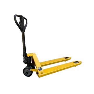 Gumikerekes CATERPILLAR 2,5 tonnás poliuretán dupla görgős PRÉMIUM kézi raklapemelő Gumikerekes CATERPILLAR 2,5 tonnás poliuretán dupla görgős PRÉMIUM kézi raklapemelő