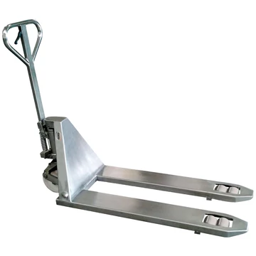 Prémium rozsdamentes kézi raklapemelő 1150 mm villával Prémium rozsdamentes kézi raklapemelő 1150 mm villával