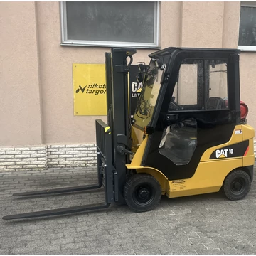 CATERPILLAR GP18N 1.8 tonna teherbírású belsőégésű, gázos homlokvillás targonca