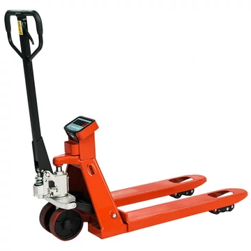 Prémium mérleges kézi raklapemelő; 2500 kg - 800 mm villahosszal Prémium mérleges kézi raklapemelő; 2500 kg - 800 mm villahosszal