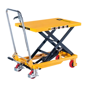 STAXX kézi működtetésű, összecsukható, mobil emelőasztal, 150 kg teherbírással