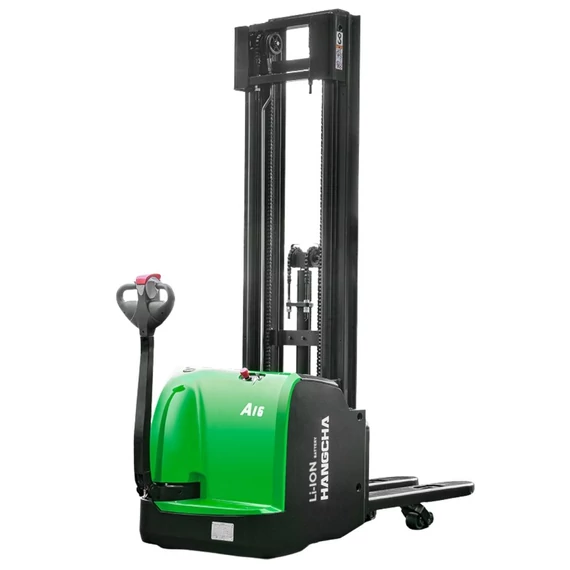 1.6 t HANGCHA CDD16-AC2S-LI elektromos 5500 mm emelési magasságú gyalogkíséretú raklapemelő targonca