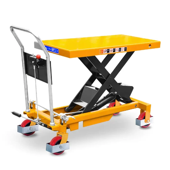 STAXX kézi működtetésű mobil emelőasztal, 1000 kg teherbírással