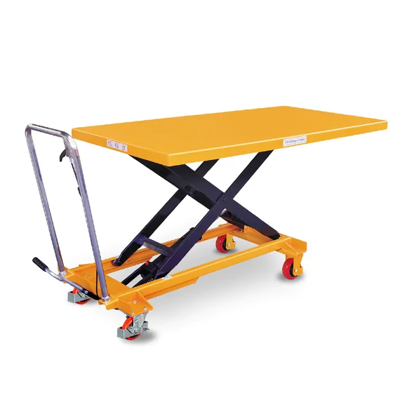 STAXX kézi működtetésű mobil emelőasztal, 2000 kg teherbírással