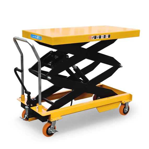 STAXX kézi működtetésű mobil emelőasztal, 1000 kg teherbírással