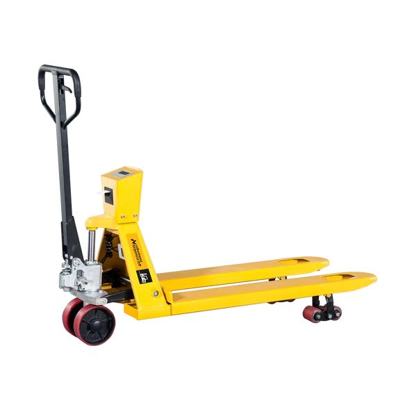 STAXX 2,5 tonnás PRÉMIUM mérleges raklapemelő, NYOMTATÓVAL