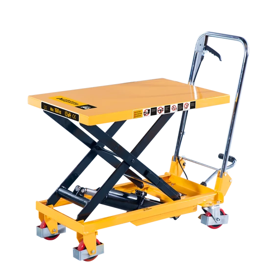 STAXX kézi működtetésű, összecsukható, mobil emelőasztal, 500 kg teherbírással