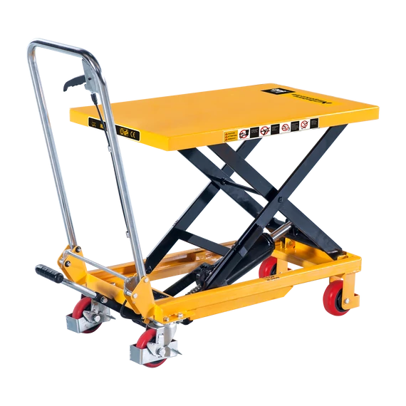 STAXX kézi működtetésű, összecsukható, mobil emelőasztal, 150 kg teherbírással